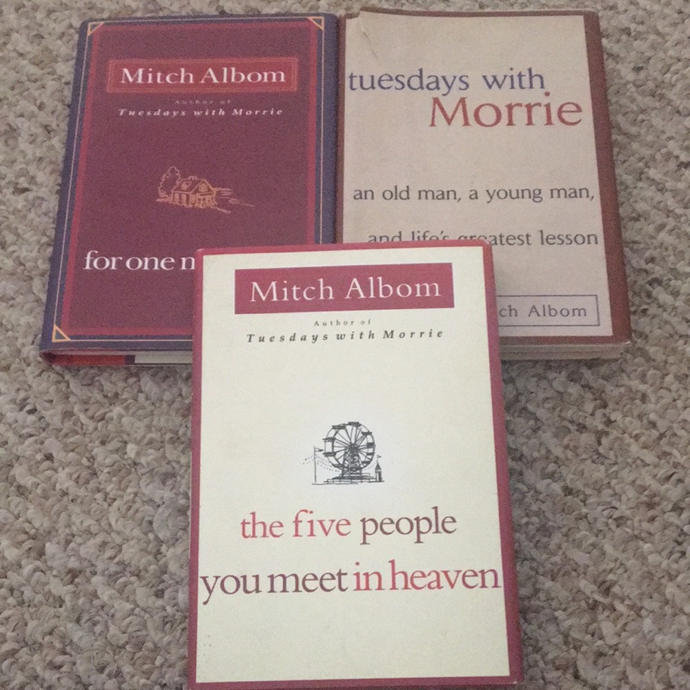 Bundle/hard cover Mitch Albom books